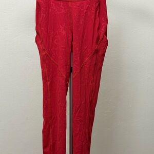 Lululemon x Barry’s Red High Rise Leggings – Size 2